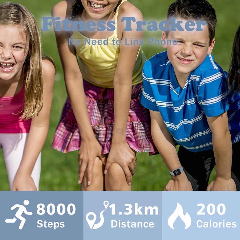 A ALPS Kids Watches for Girls Boys Digital Sport Watch with Step Counter Pedometer Vibration Alarm Clock, No App Waterproof Fitness Tracker Kids Watch Boys Girls Teens Students Ages 5-16 - Image 2